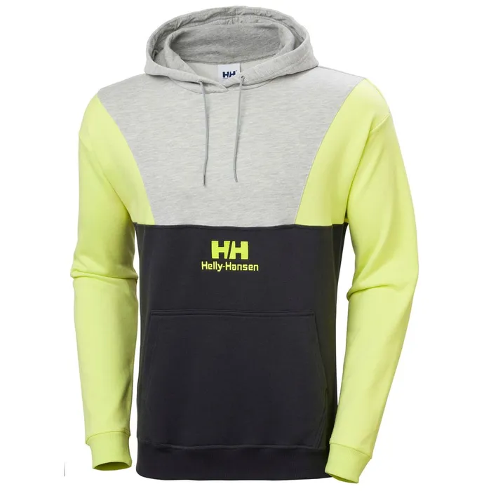 Hoodies and Sweatshirts Men Helly Hansen YU20 BLOCKED HOODIE 980 Ebony