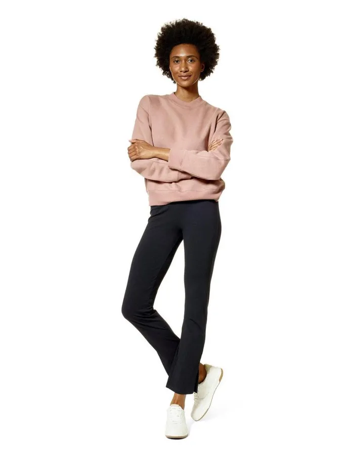 Hue Blackout Cotton Jazz Pant Black Women Trousers