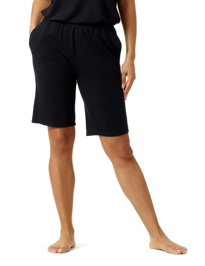Hue Lounge Bermuda Shorts Black Women Shorts and Skirts
