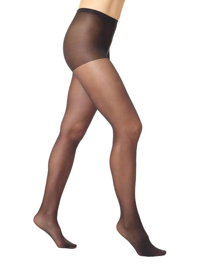 Hue Sheer Tights With Control Top Black Women Sheers