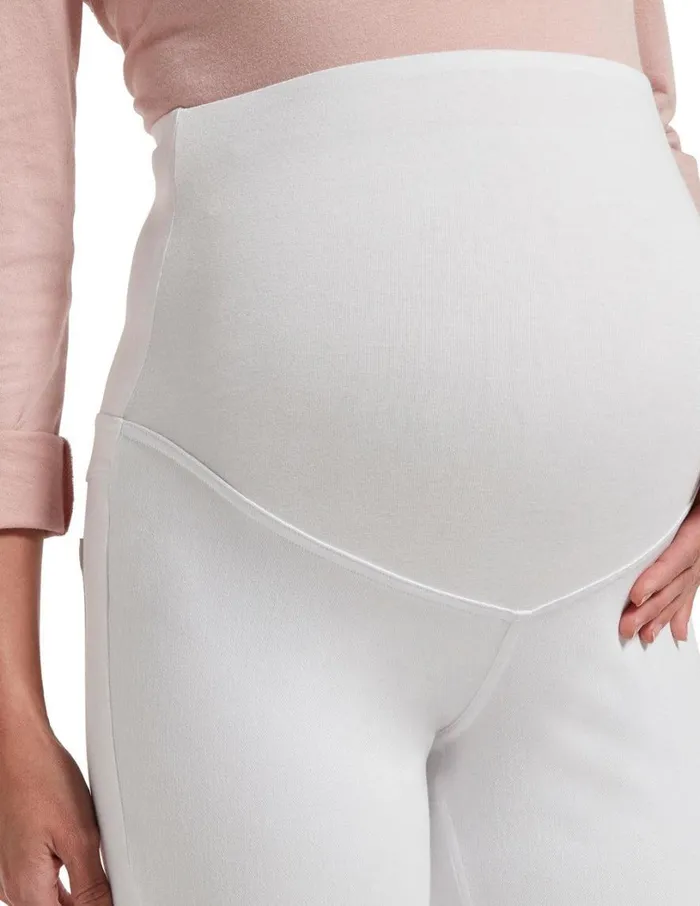 Hue Ultra Soft Denim Maternity Skimmer White Women Denim