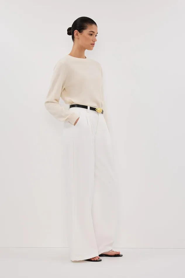 INDY CREAM CASHMERE KNIT JUMPER Women DISSH Sweaters