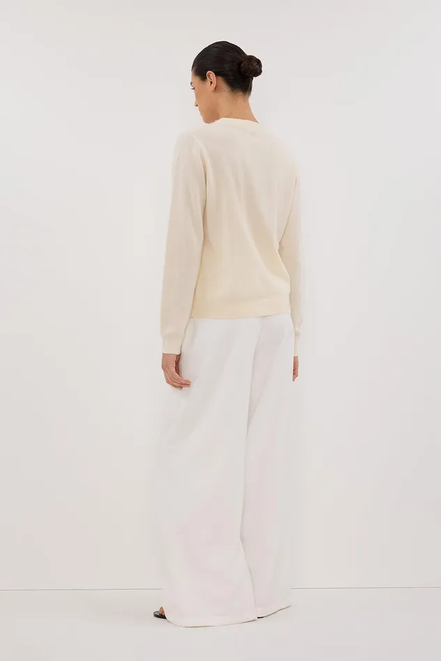 INDY CREAM CASHMERE KNIT JUMPER Women DISSH Sweaters
