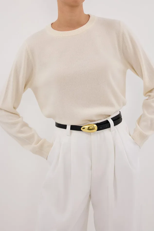 INDY CREAM CASHMERE KNIT JUMPER Women DISSH Sweaters