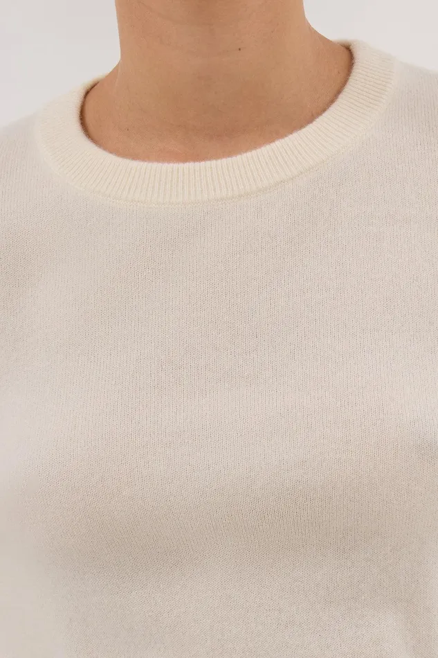 INDY CREAM CASHMERE KNIT JUMPER Women DISSH Sweaters