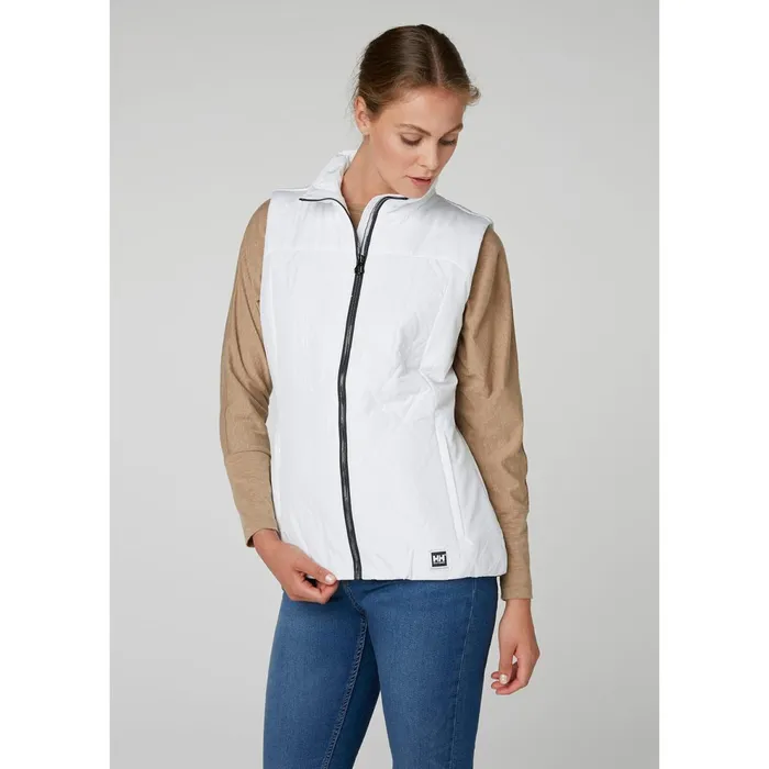Insulated Jackets Women Helly Hansen W CREW INSULATOR VEST 001 White
