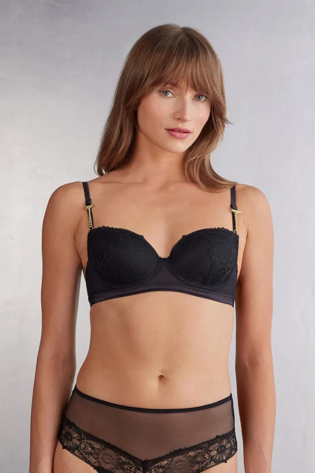 Intimissimi Balconette Women A Timeless Night Sofia Balconette Bra Black 019 8211 Black Intimissimi Balconette Women A Timeless Night Sofia Balconette Bra Black 019 8211 Black