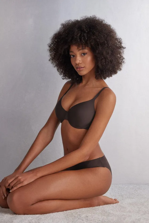 Intimissimi Balconette Women Francesca Ultimate TShirt Balconette Bra Brown 705j 8211 Mocha Moka Brown
