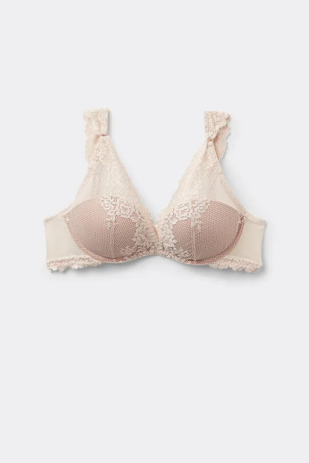 Intimissimi Balconette Women Pretty Flowers Giorgia Balconette Bra Natural 2280 8211 Avorio Crema