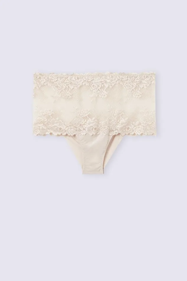 Intimissimi Boyshorts and Hipsters Women Pretty Flowers Hipster Brazilian Natural 2280 8211 Avorio Crema