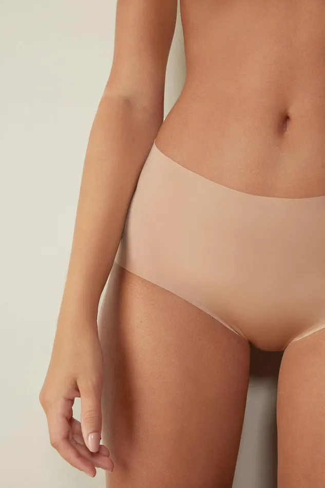 Intimissimi Boyshorts and Hipsters Women Seamless Microfiber Hipster Natural 044 8211 Honey Soft Beige