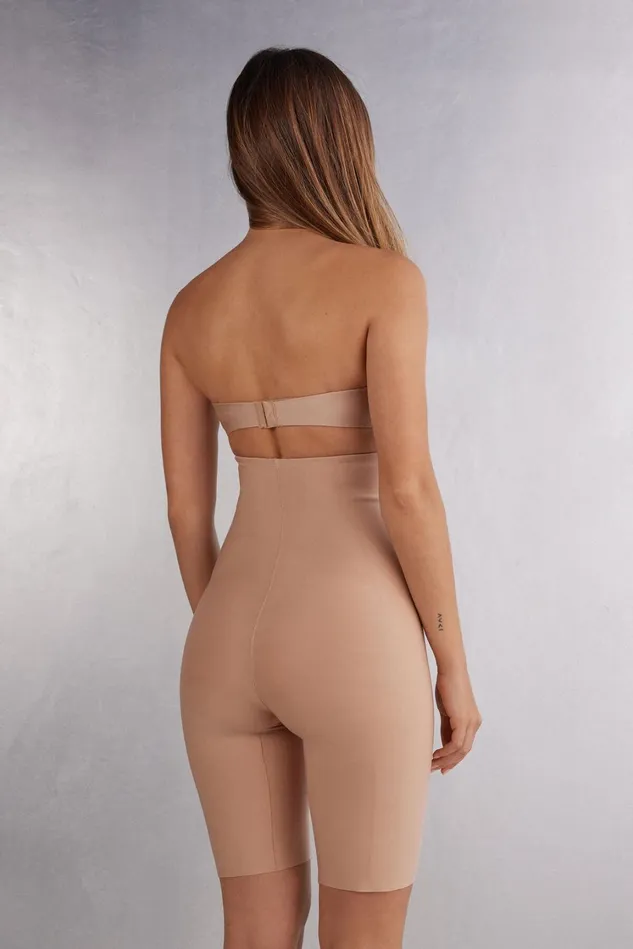 Intimissimi Boyshorts and Hipsters Women Shaping Shorts In Seamless Microfiber Natural 044 8211 Honey Soft Beige