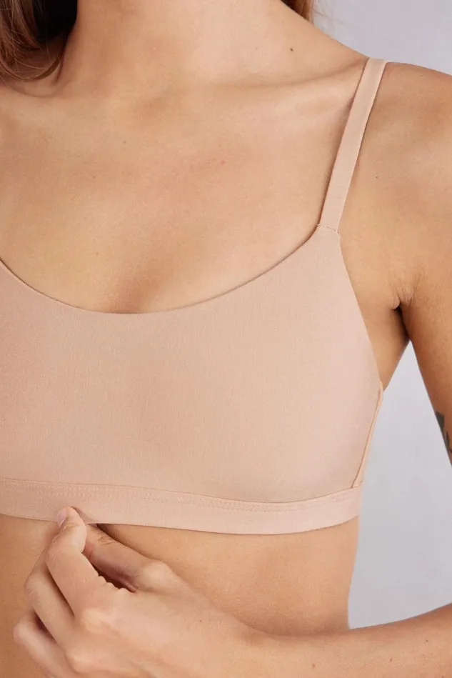 Intimissimi Bralette Women Erica Superior Comfort Bra Top 044 8211 Honey Soft Beige