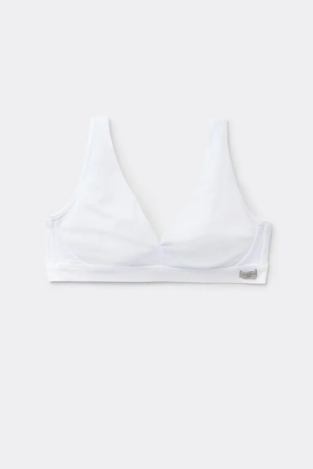 Intimissimi Bralette Women Lara Cotton Triangle Bra White 001 8211 White