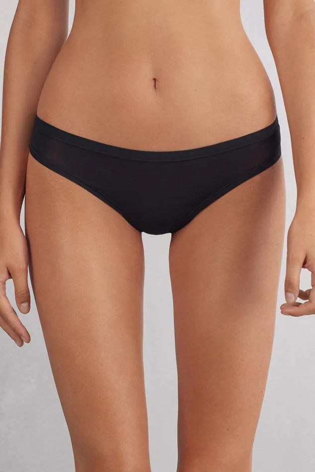 Intimissimi Brazilian Cut Women Ultralight Cotton Brazilian Black 019 8211 Black Intimissimi Brazilian Cut Women Ultralight Cotton Brazilian Black 019 8211 Black