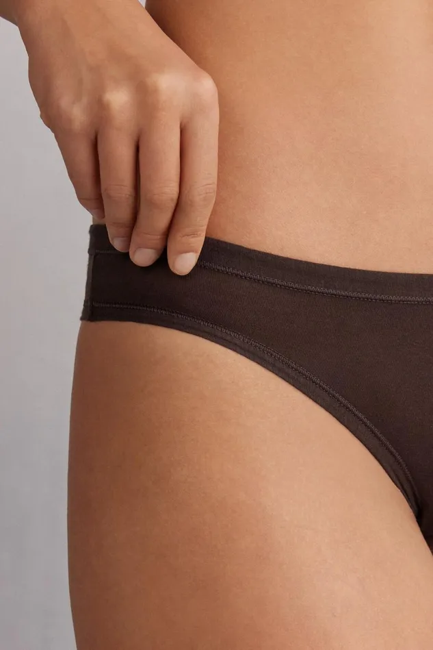 Intimissimi Brazilian Cut Women Ultralight Cotton Brazilian Brown 705j 8211 Mocha Moka Brown
