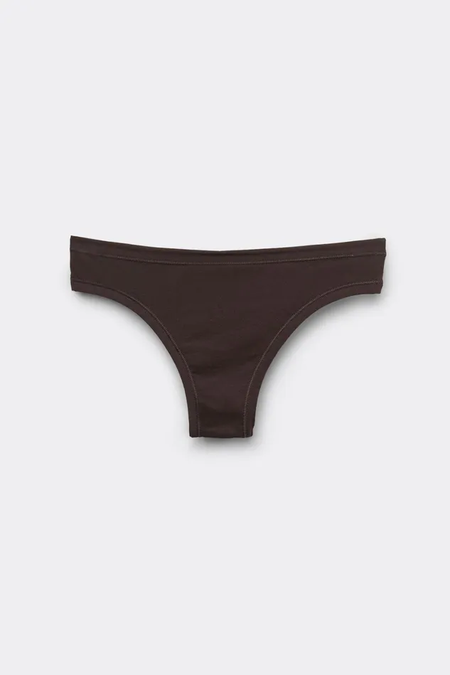 Intimissimi Brazilian Cut Women Ultralight Cotton Brazilian Brown 705j 8211 Mocha Moka Brown