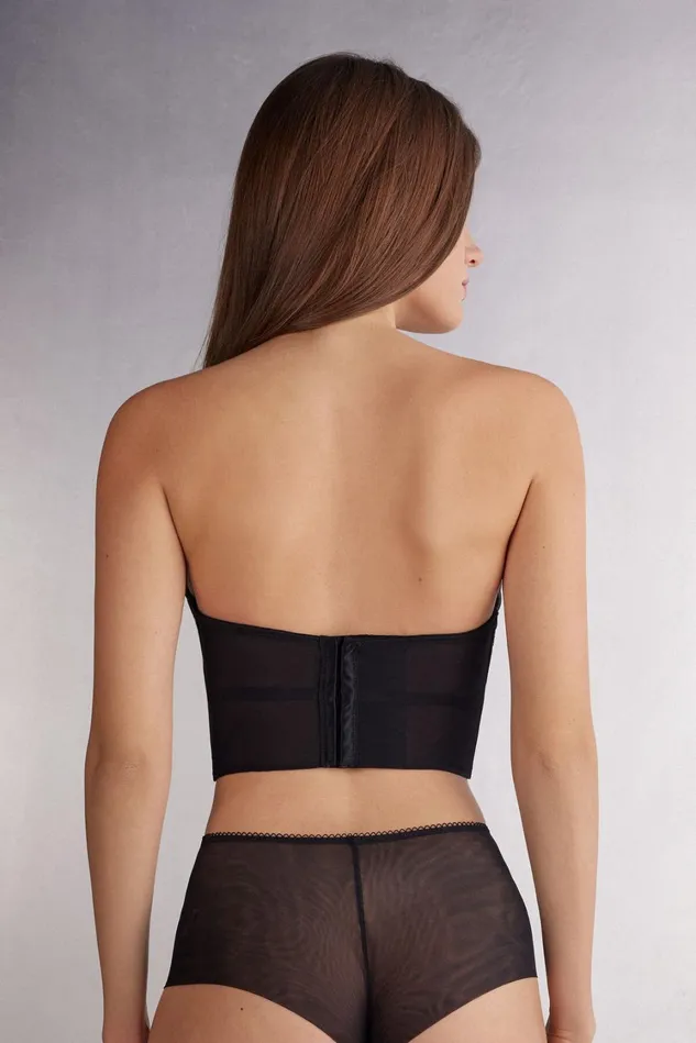 Intimissimi Bustiers Corsets Women See The Magic Monica Bandeau Bustier Black 019 8211 Black