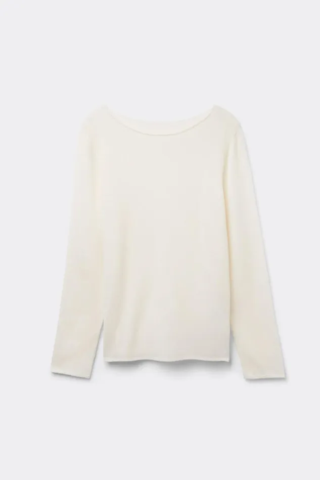 Intimissimi Long Sleeve Tops Women 100 Cashmere Long Sleeve Top Ivory 711j 8211 Vanilla