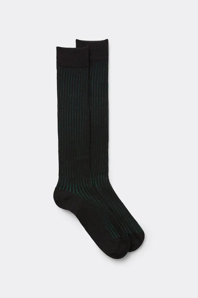 Intimissimi Long Socks Men Ribbed Soft Cotton Knee Socks Black 742j 8211 Neroverde Intimissimi Long Socks Men Ribbed Soft Cotton Knee Socks Black 742j 8211 Neroverde