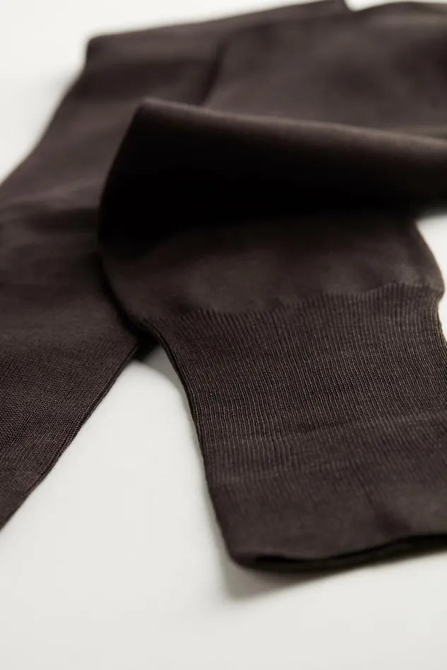 Intimissimi Long Socks Men Tall Sateen Egyptian Cotton Socks Brown 015 8211 Brown