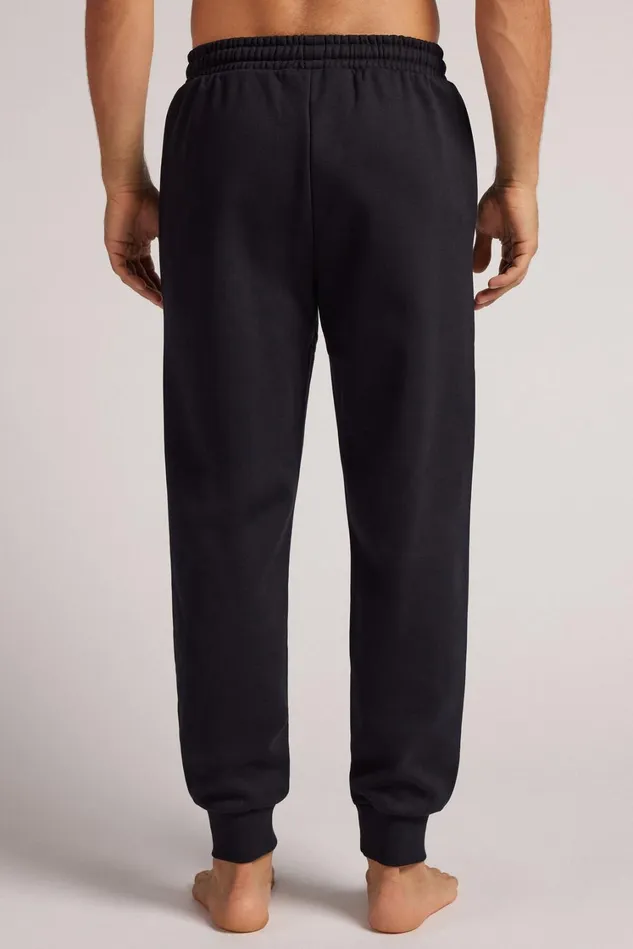 Intimissimi Pants Men Brushed Sweatpants Black 019 8211 Black