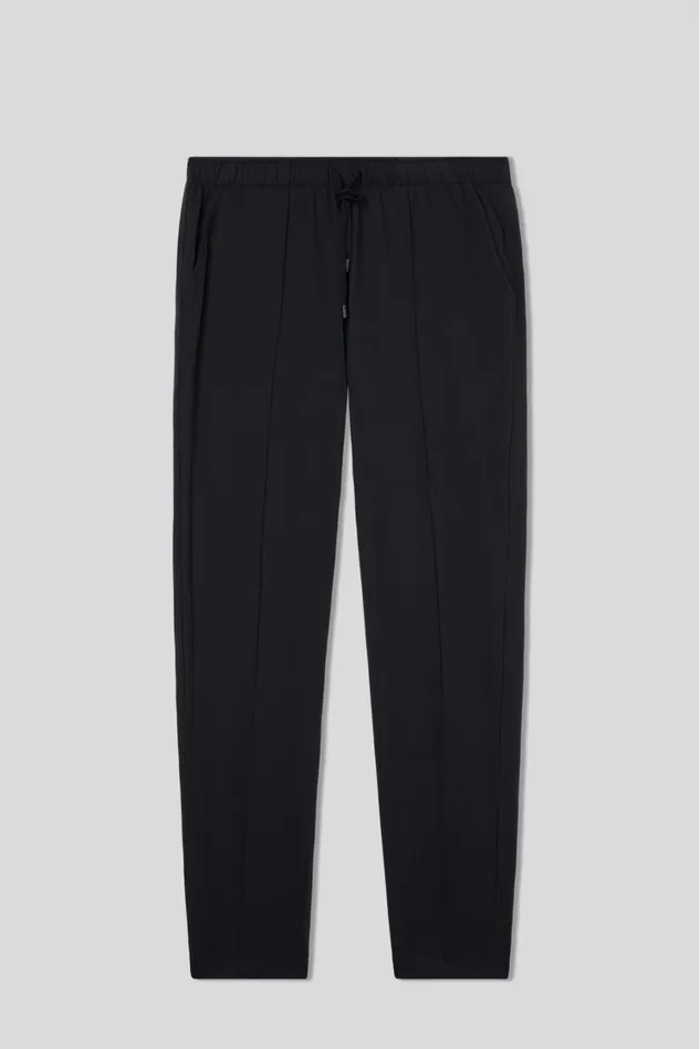 Intimissimi Pants Men Full Length Cotton Pants With Rib Black 019 8211 Black