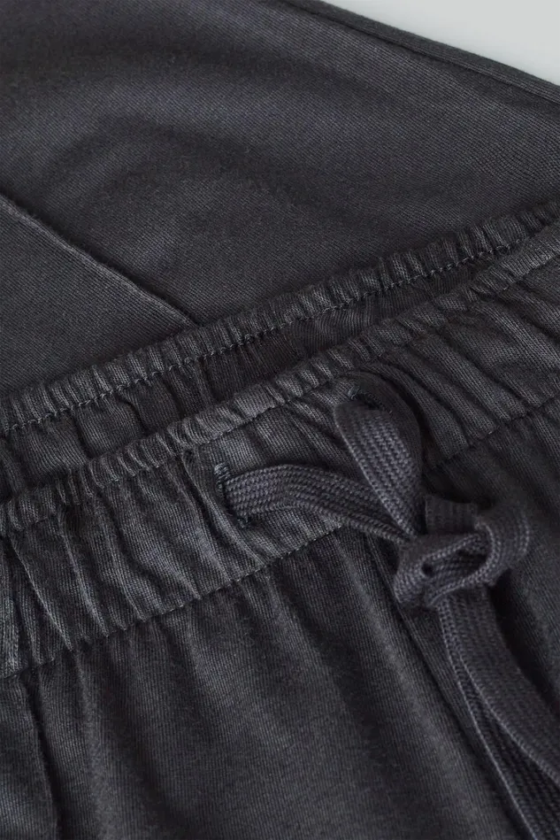 Intimissimi Pants Men Full Length Cotton Pants With Rib Black 019 8211 Black