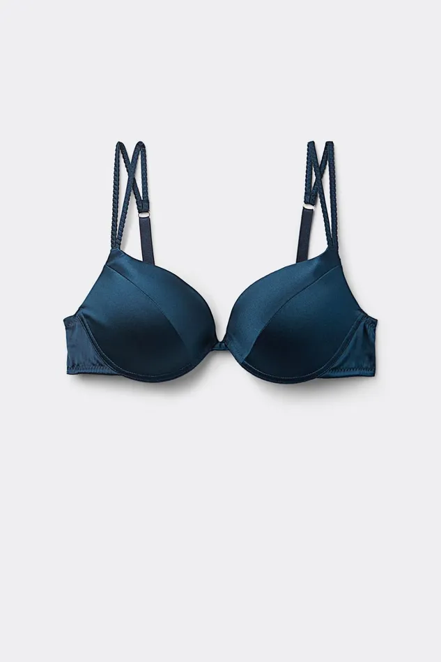 Intimissimi PushUp Super PushUp Women Bellissima Silk PushUp Bra Blue 1467 8211 Intense Blue