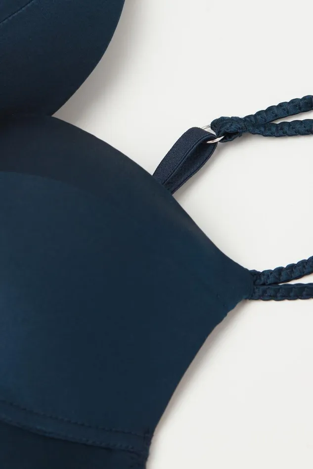 Intimissimi PushUp Super PushUp Women Bellissima Silk PushUp Bra Blue 1467 8211 Intense Blue