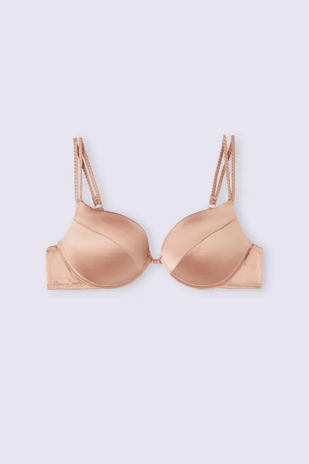 Intimissimi PushUp Super PushUp Women Simona Super PushUp Bra In Silk Natural 163i 8211 Satin Pink
