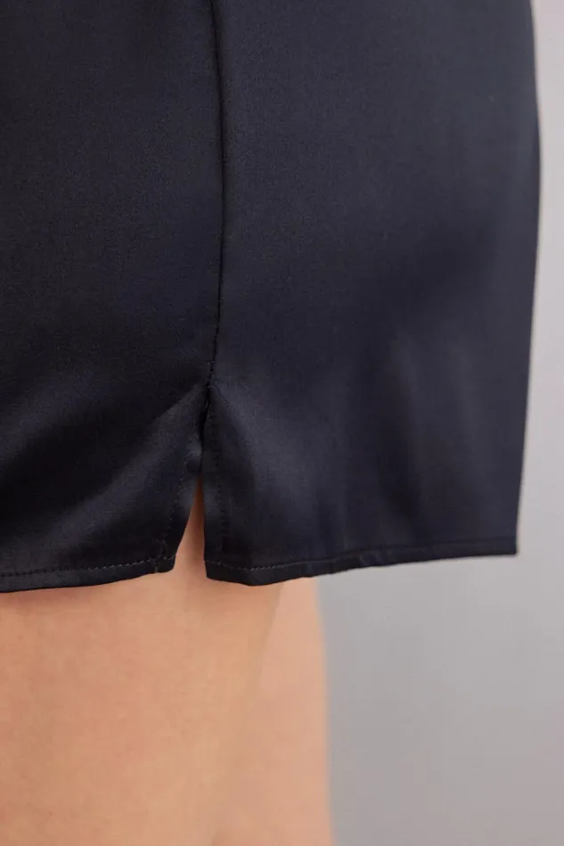 Intimissimi Short Pajamas Women Silk Shorts Black 019 8211 Black