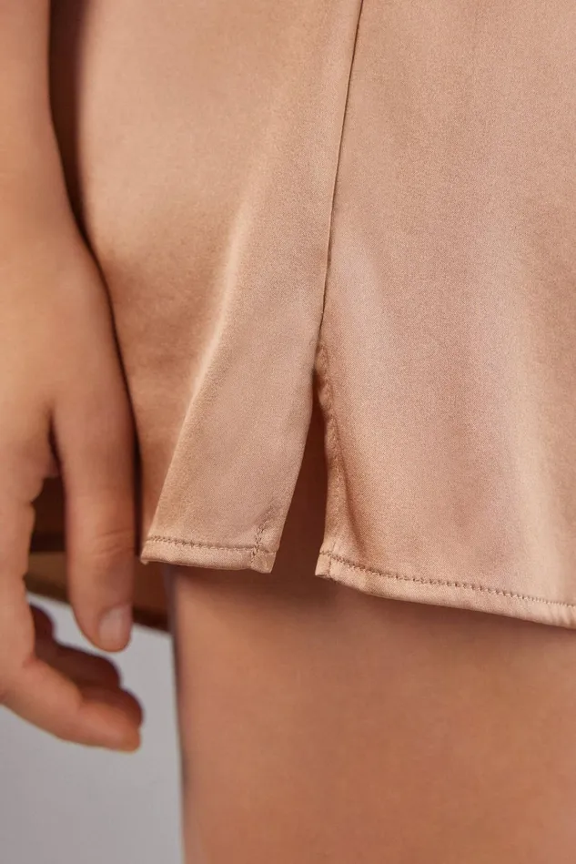 Intimissimi Short Pajamas Women Silk Shorts Natural 163i 8211 Satin Pink
