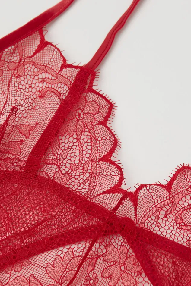Intimissimi Slips Babydolls Women Intriguing Beauty Lace Babydoll Red 9888 8211 Candy Apple Red