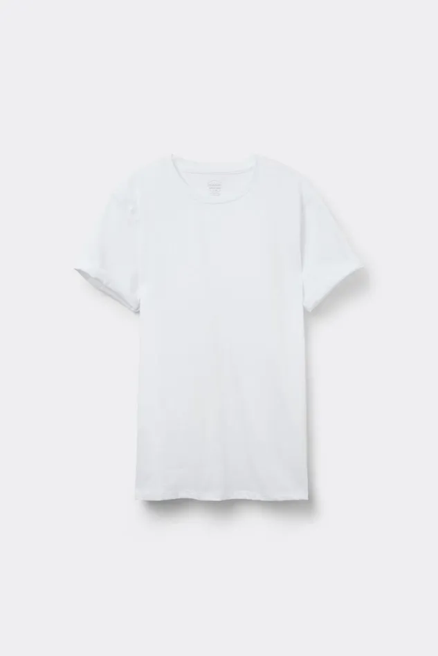Intimissimi TShirt Women Superior Cotton Short Sleeve Top White 001 8211 White