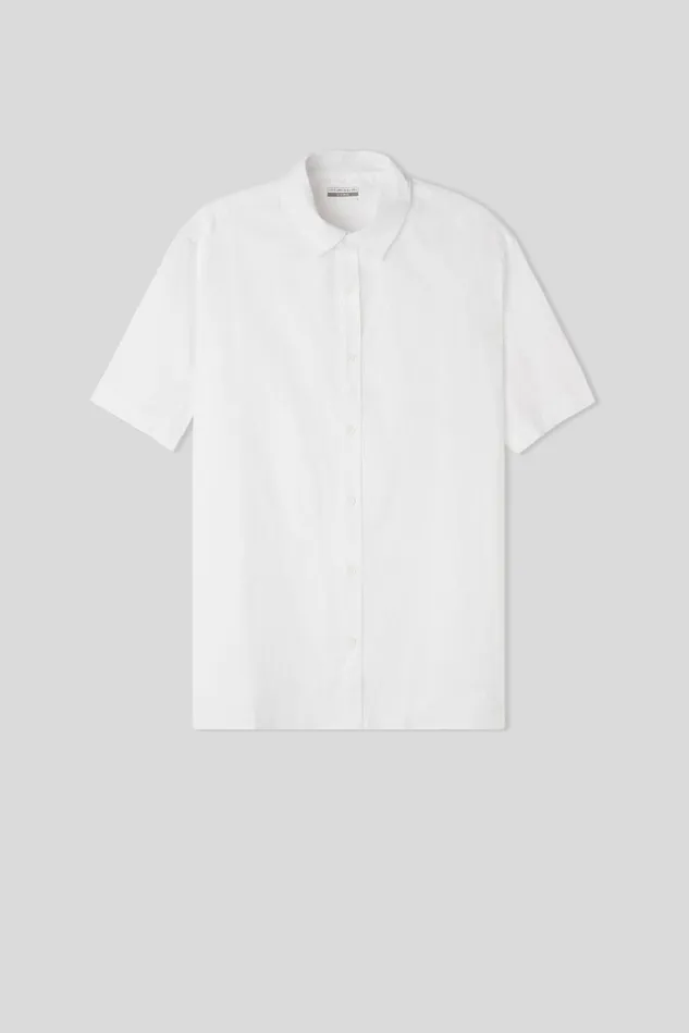 Intimissimi TShirts Polos Men Linen And Cotton Short Sleeve Shirt White 001 8211 White