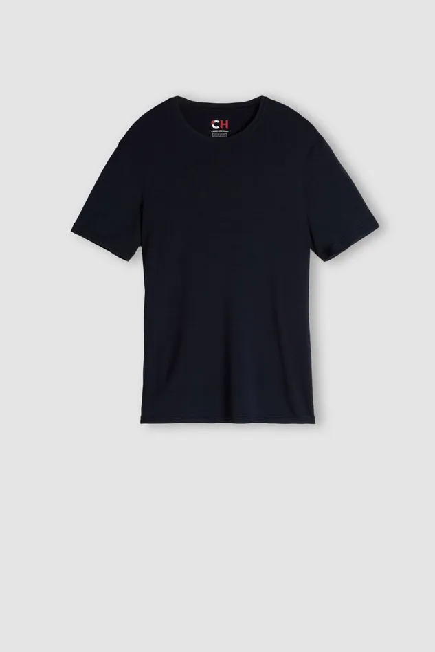 Intimissimi TShirts Polos Men ShortSleeve ModalCashmere Top Blue 800 8211 Blu Notte