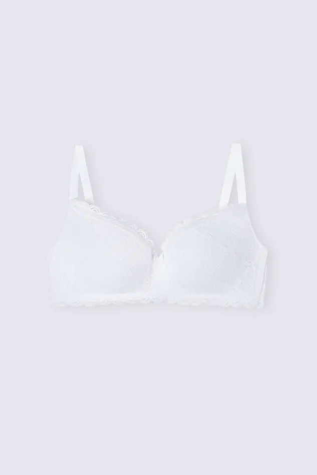Intimissimi Triangle Women Adele Triangle Bra In Lace White 001 8211 White