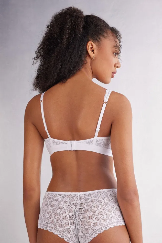 Intimissimi Triangle Women Lara Triangle Bra In Lace White 001 8211 White