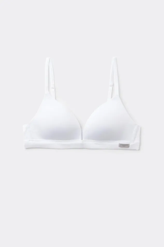 Intimissimi Triangle Women Tiziana Triangle Bra In Cotton White 001 8211 White