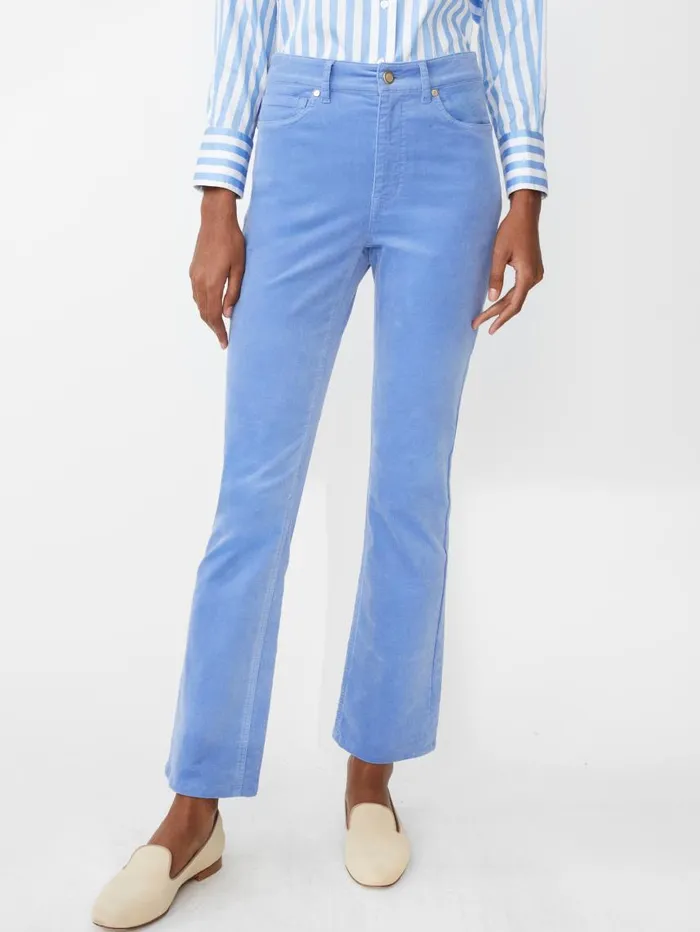 JMcLaughlin Milburn Velvet Jeans Mid Blue Women Pants JMcLaughlin Milburn Velvet Jeans Mid Blue Women Pants