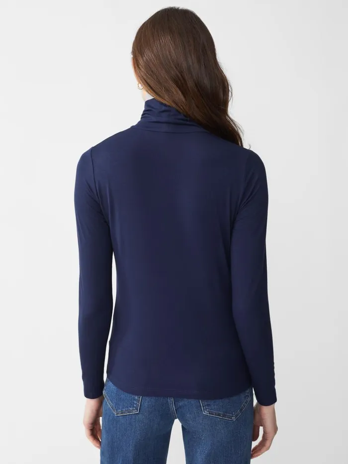JMcLaughlin Nadia Turtleneck Navy Women Shirts and Tops JMcLaughlin Nadia Turtleneck Navy Women Shirts and Tops