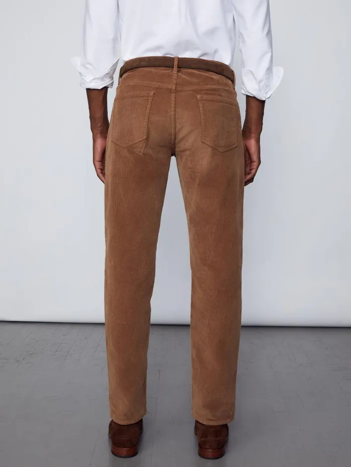 JMcLaughlin Parker 5Pocket Straight Pants In Italian Stretch Cord Acorn Men Pants JMcLaughlin Parker 5Pocket Straight Pants In Italian Stretch Cord Acorn Men Pants