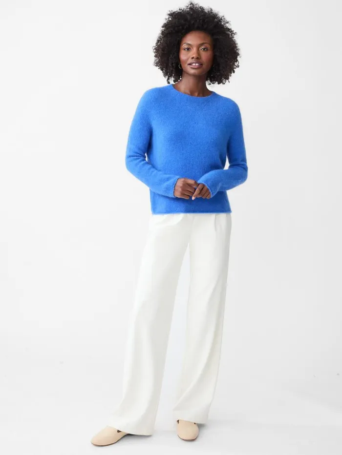 JMcLaughlin Tenley Alpaca Blend Sweater French Blue Women Sweaters JMcLaughlin Tenley Alpaca Blend Sweater French Blue Women Sweaters
