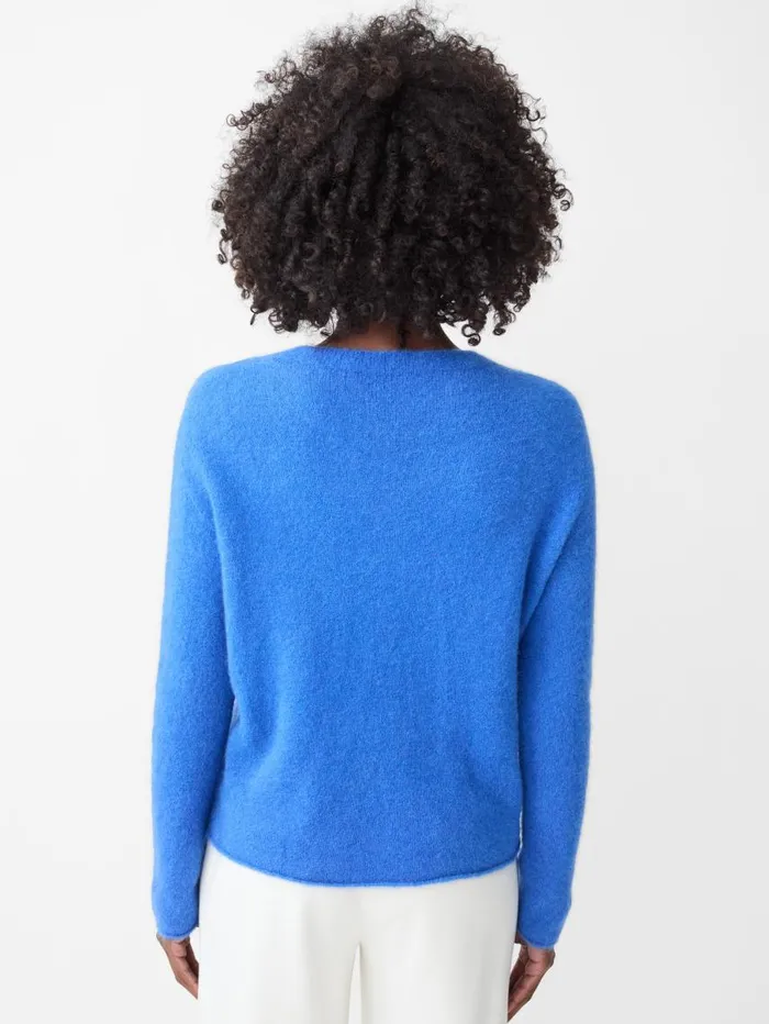 JMcLaughlin Tenley Alpaca Blend Sweater French Blue Women Sweaters JMcLaughlin Tenley Alpaca Blend Sweater French Blue Women Sweaters