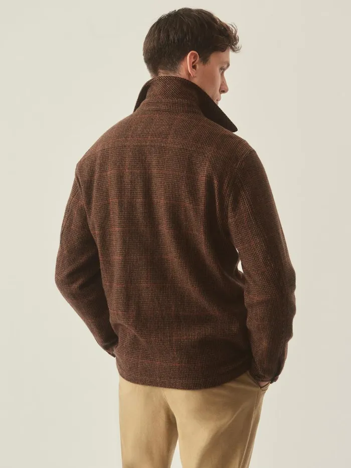 JMcLaughlin Weekender Jacket In Houndstooth Browntanred Men Jackets and Outerwear JMcLaughlin Weekender Jacket In Houndstooth Browntanred Men Jackets and Outerwear