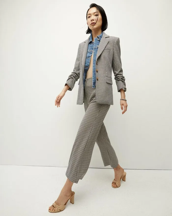 Jackets and Outerwear ShopJackets Veronica Beard Berkshire Houndstooth Dickey Jacket Multi