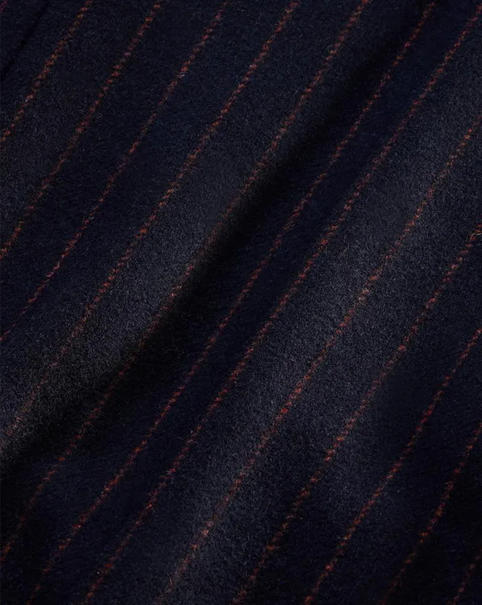 Jackets and Outerwear ShopJackets Veronica Beard Ellette Pinstriped Dickey Jacket Logo Crest Navy Multi