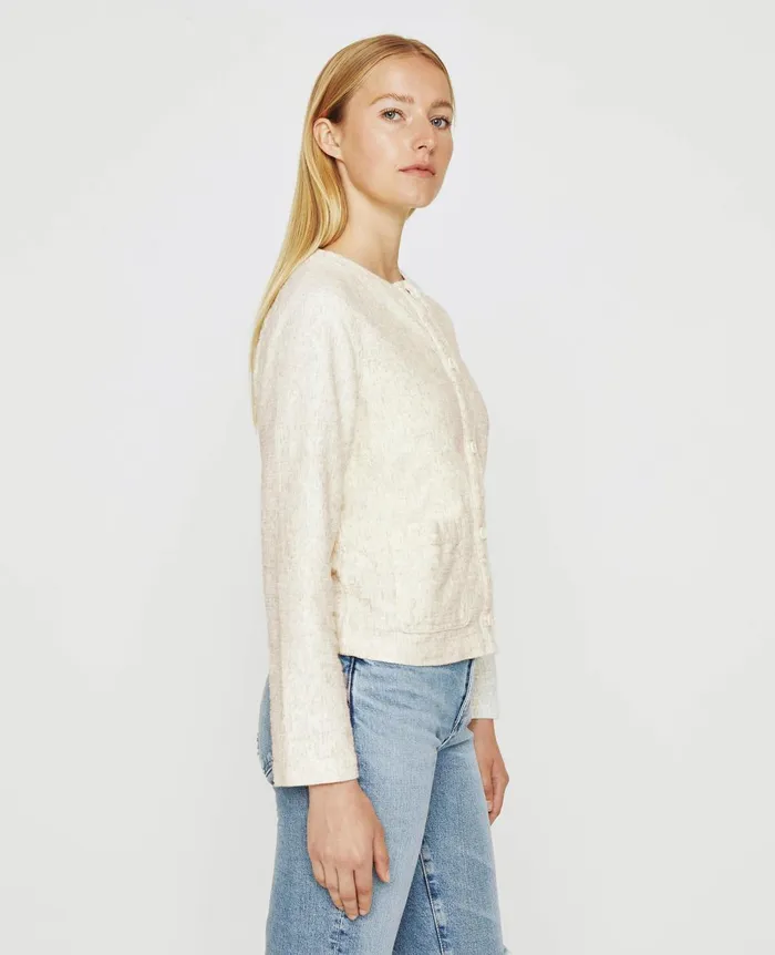 Jacquelyn Cardigan Ikat Wool Neutral Multi Women AG Jeans Tops and Shirts Jacquelyn Cardigan Ikat Wool Neutral Multi Women AG Jeans Tops and Shirts