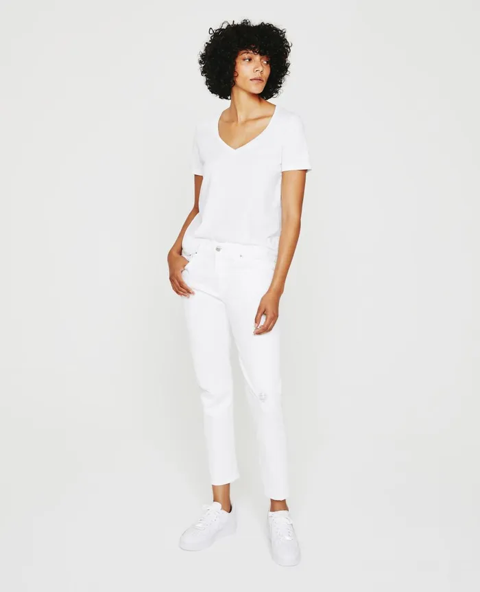 Jagger Vee True White Women AG Jeans Tees and Tanks Jagger Vee True White Women AG Jeans Tees and Tanks
